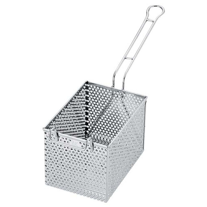 パンチング　フライドポテトバスケット UK18-8 1袋（ご注文単位1袋）【直送品】