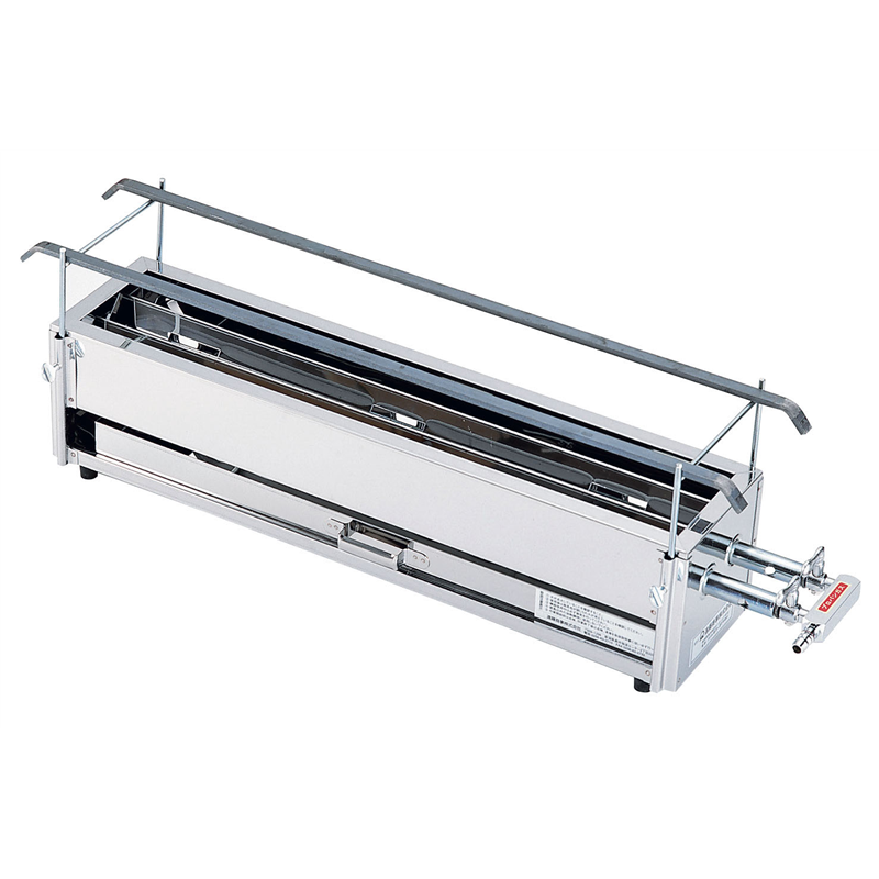 SA18-0二本パイプ焼鳥器　（大） LPガス 1箱（ご注文単位1箱）【直送品】