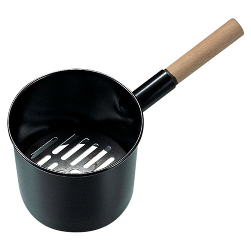 木柄鉄ジャンボ火起し（鉄目皿付） 大　24cm 1箱（ご注文単位1箱）【直送品】