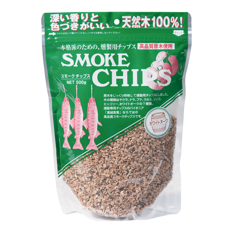 スモーク用チップ（1袋500g入） ホワイトオーク 1袋（ご注文単位1袋）【直送品】