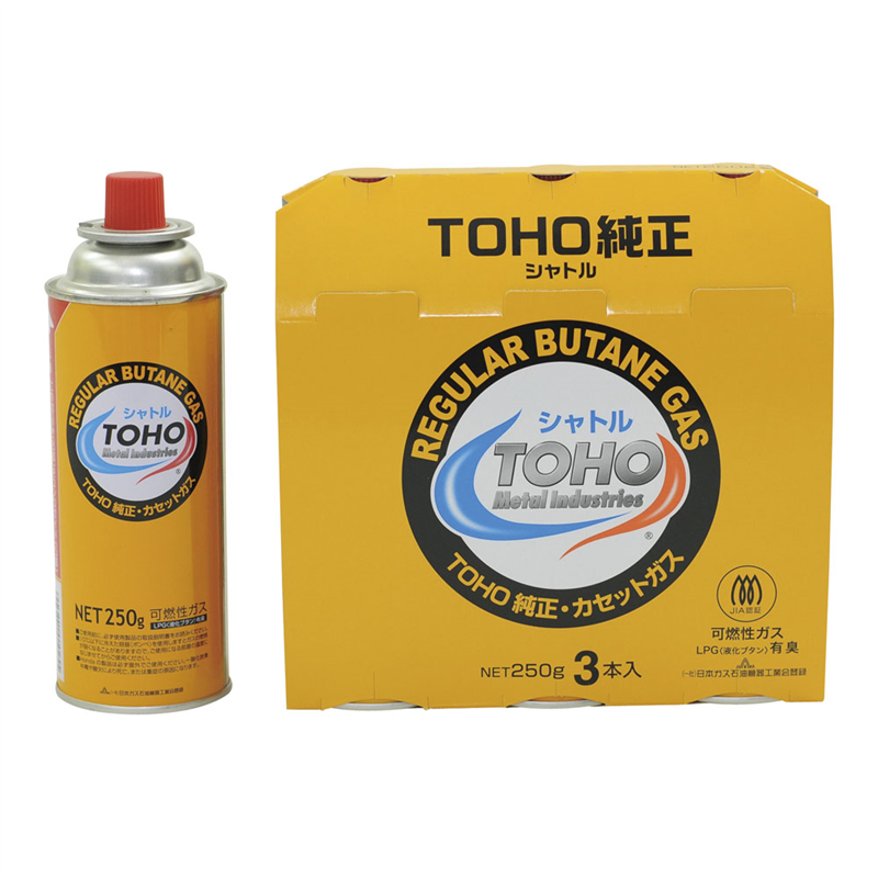 シャトル　カセットボンベ　3本組  1個（ご注文単位1個）【直送品】