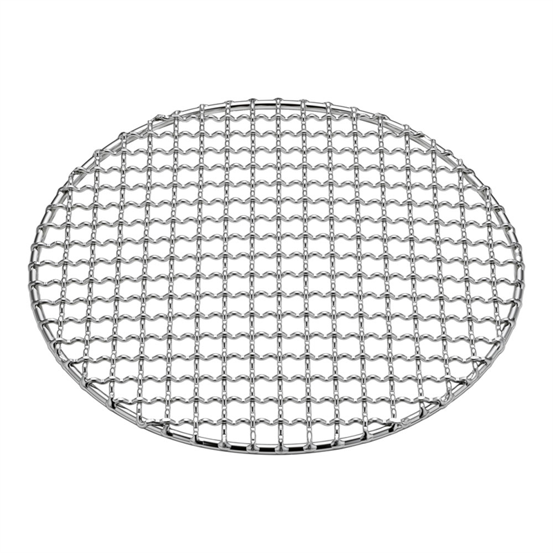 SA18-8クリンプ目丸焼網・タフマル 24cm 1個（ご注文単位1個）【直送品】