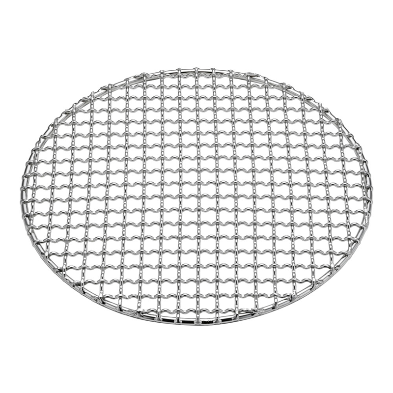 SA18-8クリンプ目丸焼網・タフマル 25cm 1個（ご注文単位1個）【直送品】