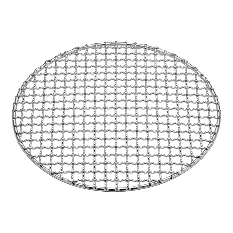 SA18-8クリンプ目丸焼網・タフマル 26cm 1個（ご注文単位1個）【直送品】