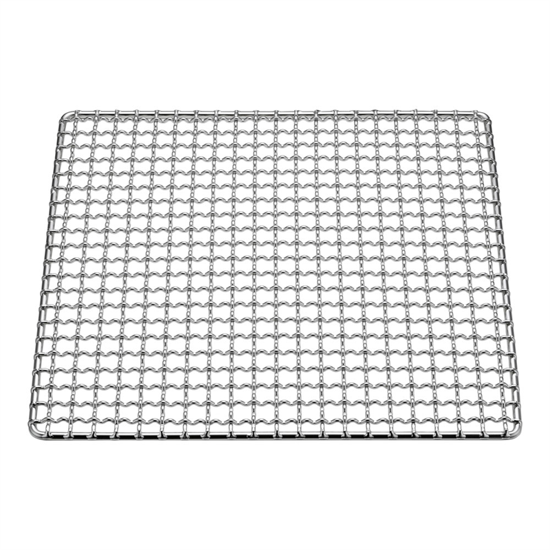 SA18-8クリンプ目　角焼網・タフカク 28cm 1個（ご注文単位1個）【直送品】