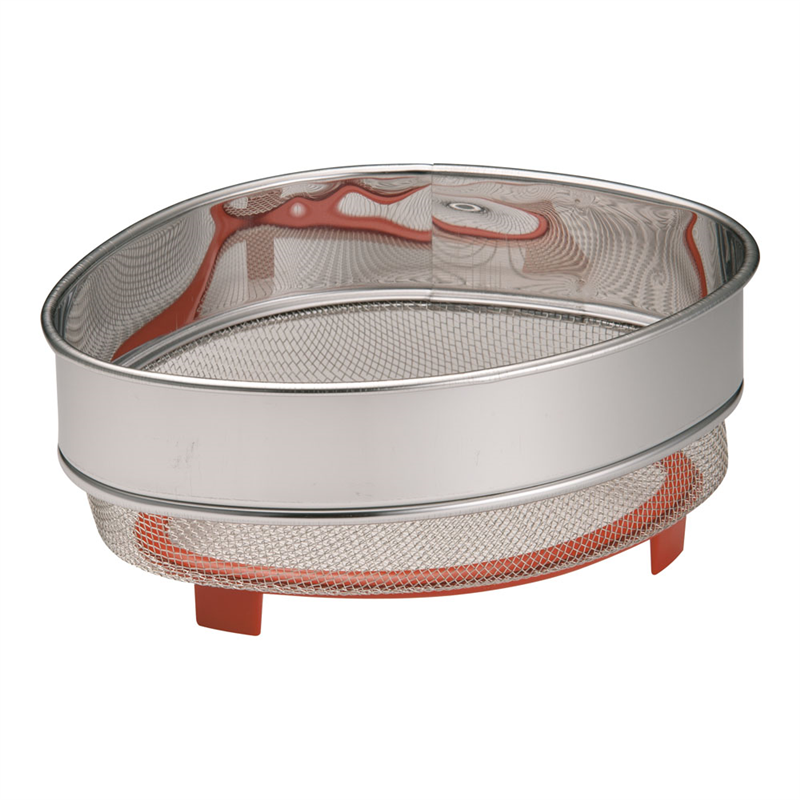 18-0網製三角コーナー 浅型 1袋(ご注文単位1袋)【直送品】