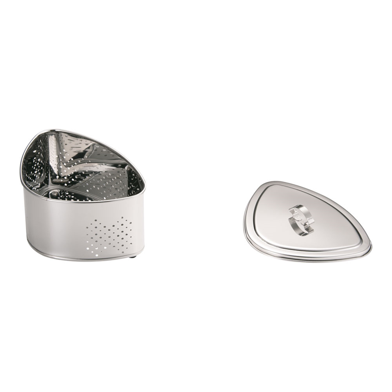 18-0抗菌ステンレス 蓋付三角コーナー CK-114 1箱(ご注文単位1箱)【直送品】