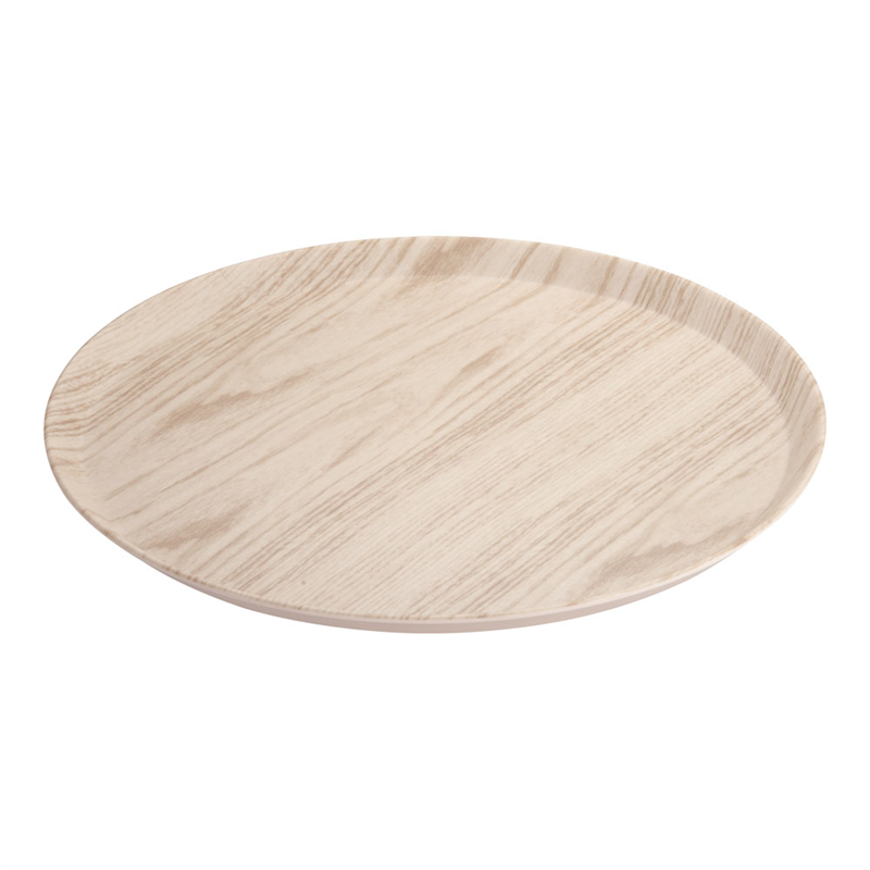 MLV　ドームカバー用メラミントレー木目 10インチ 1箱（ご注文単位1箱）【直送品】