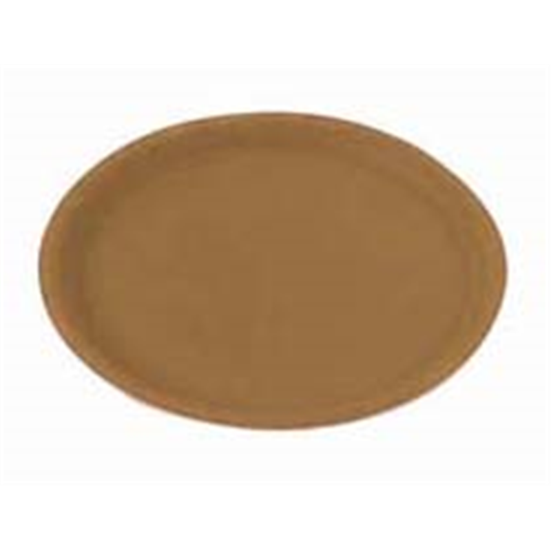 キャンブロ 丸型ノンスリップコーフトレー CO4300ブラウン(D02) 1個(ご注文単位1個)【直送品】