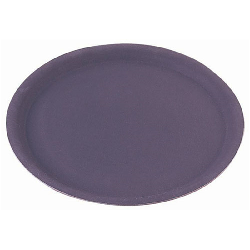 キャンブロ 丸型ノンスリップコーフトレー CO3200ブラック(D01) 1個(ご注文単位1個)【直送品】