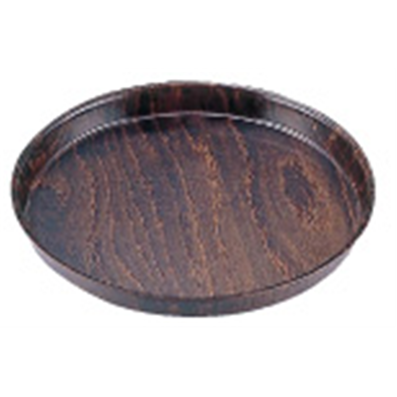 キャンブロ ウッドトレー丸型ビールトレー 85シリーズ PH558510 1個(ご注文単位1個)【直送品】