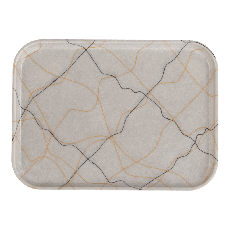 キャンブロカムトレー（FRP）　1216 ブラック＆ゴールド 1個（ご注文単位1個）【直送品】