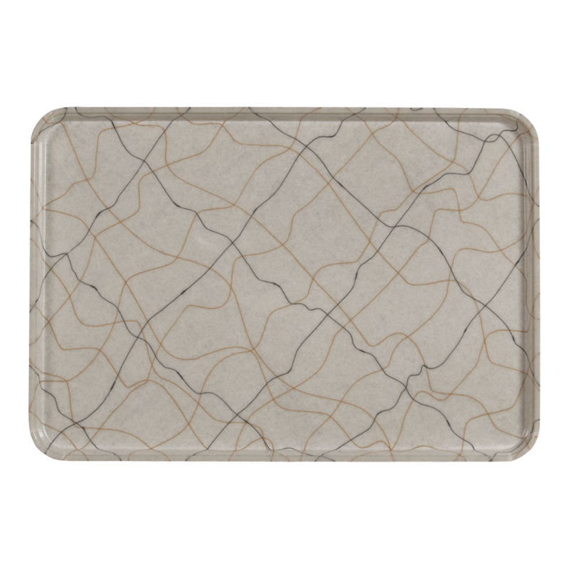 キャンブロカムトレー（FRP）　1826 ブラック＆ゴールド 1個（ご注文単位1個）【直送品】