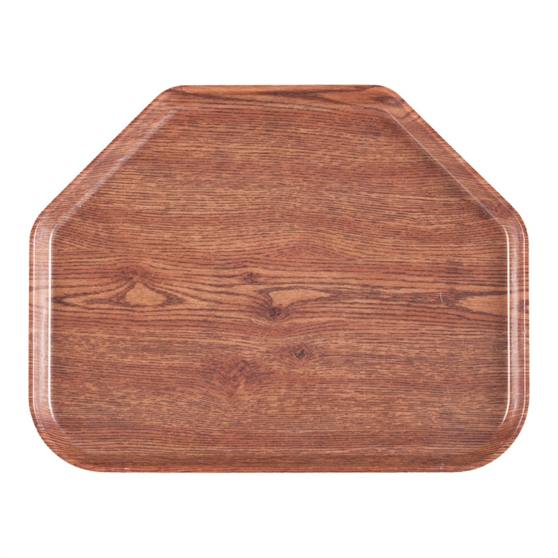 キャンブロトラペゾイドトレー1418TR カントリーオーク 1個（ご注文単位1個）【直送品】