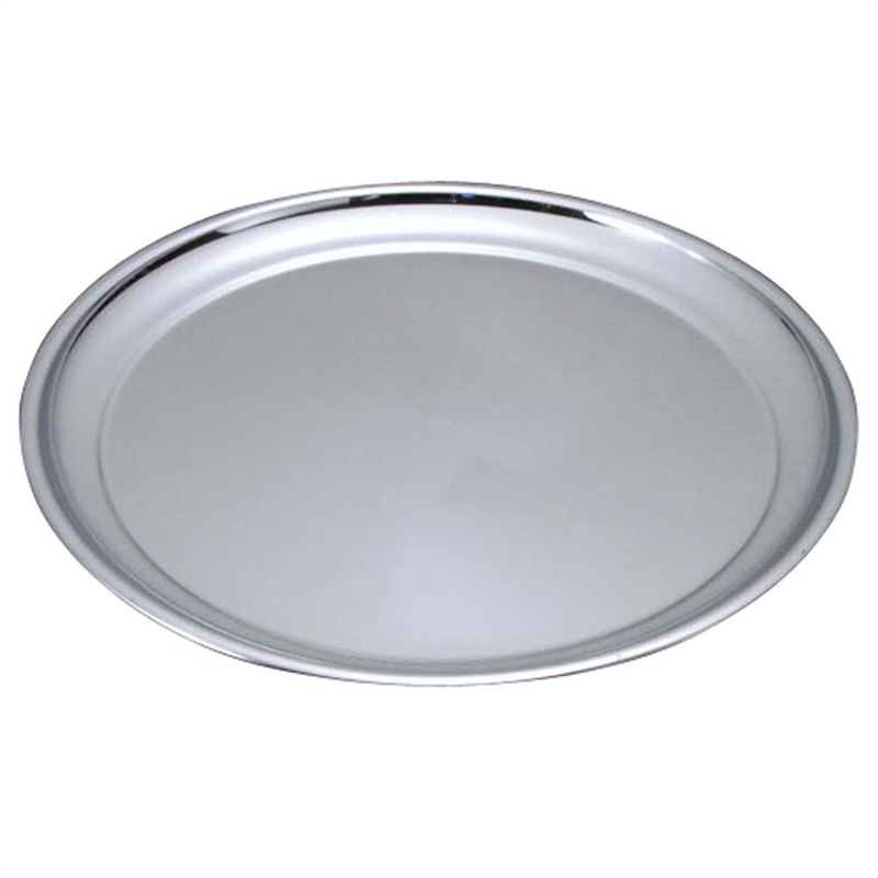 18-0厚手丸盆 16インチ 1袋(ご注文単位1袋)【直送品】