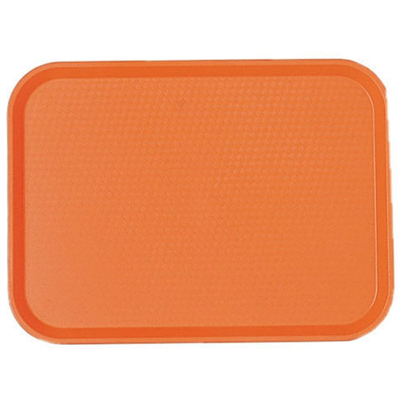 キャンブロ ファーストフードトレー 1014FF オレンジ 1個(ご注文単位1個)【直送品】