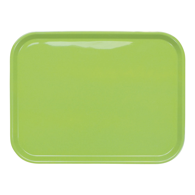 ピノ　ノンスリップトレー　角 39cm　グリーン 1袋（ご注文単位1袋）【直送品】
