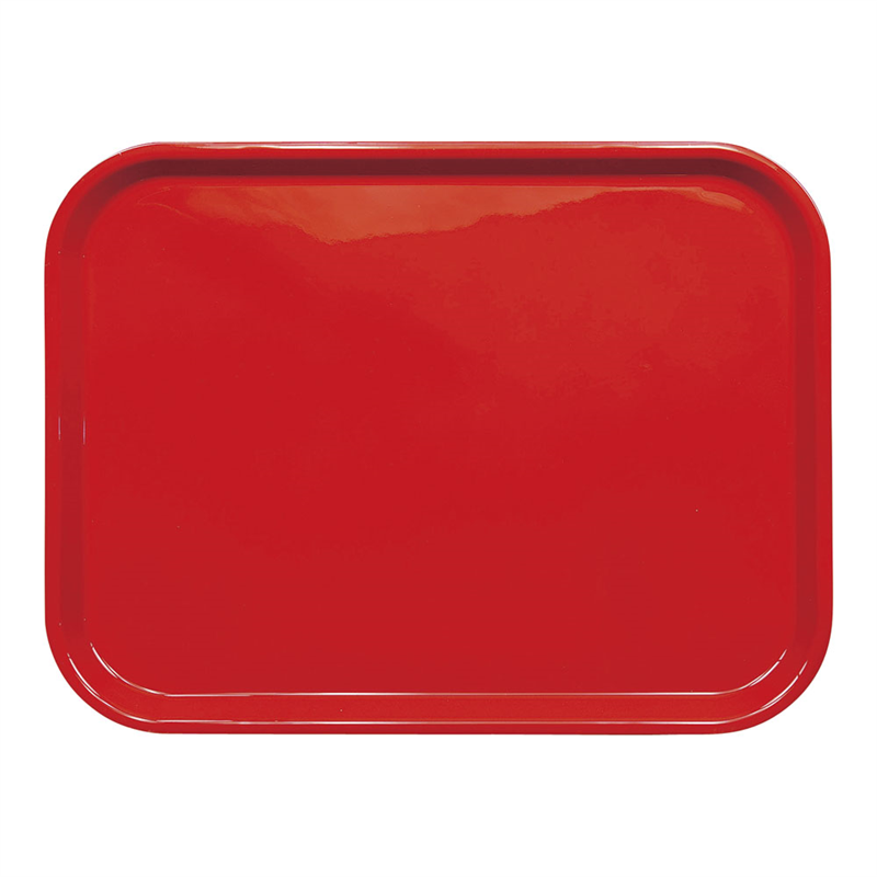 ピノ　ノンスリップトレー　角 39cm　レッド 1袋（ご注文単位1袋）【直送品】