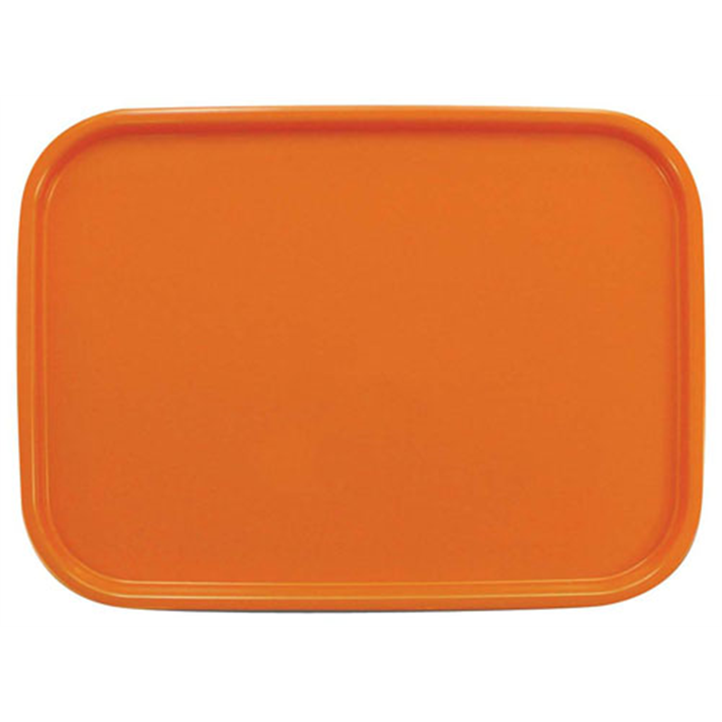 カラーコレクショントレー　角 M　オレンジ 1袋（ご注文単位1袋）【直送品】