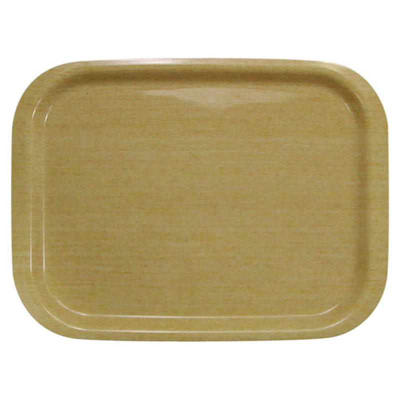 Rトレー取手なし　角（ノンスリップ加工） S　デニムイエロー 1袋（ご注文単位1袋）【直送品】