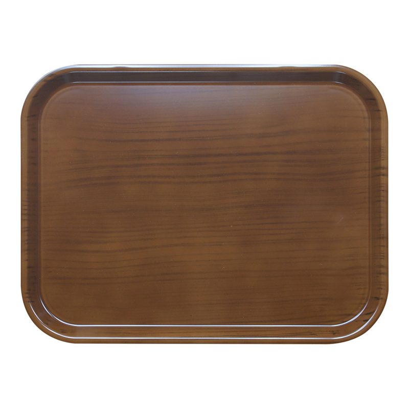 ウッドグレイン ノンスリップトレー S オーク 1袋(ご注文単位1袋)【直送品】