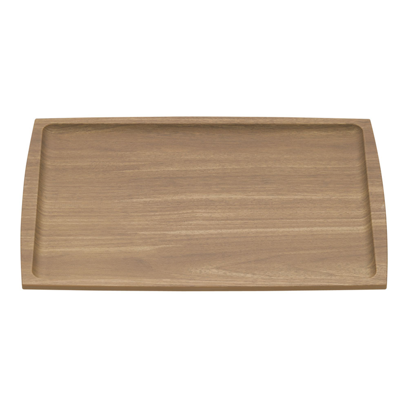 ABSノンスリップ長角盆　濃木目 M44-358 1袋（ご注文単位1袋）【直送品】