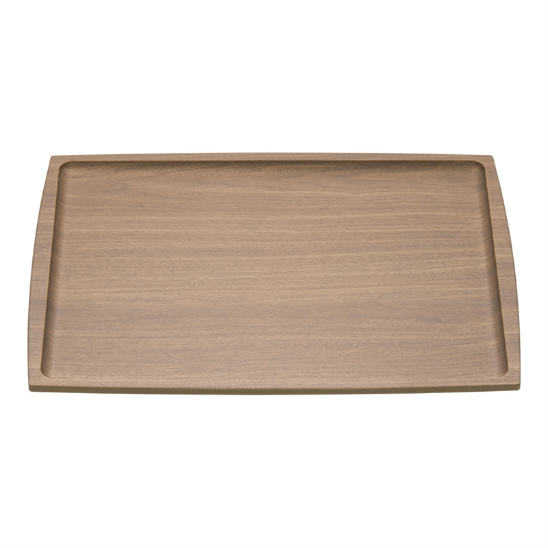 ABSノンスリップ長角盆　濃木目 M44-360 1袋（ご注文単位1袋）【直送品】