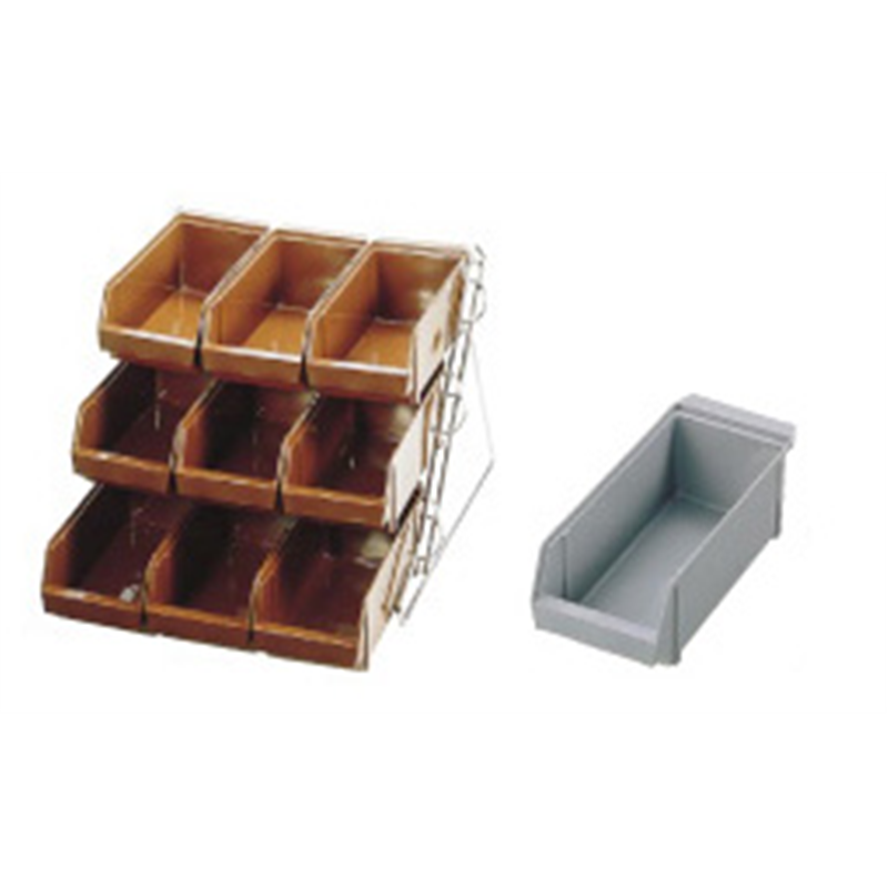 SAスタンダード　オーガナイザー 3段3列（9ヶ入）グレー 1箱（ご注文単位1箱）【直送品】