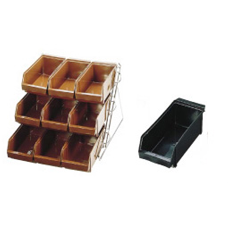 SAスタンダード　オーガナイザー 3段3列（9ヶ入）ブラック 1箱（ご注文単位1箱）【直送品】