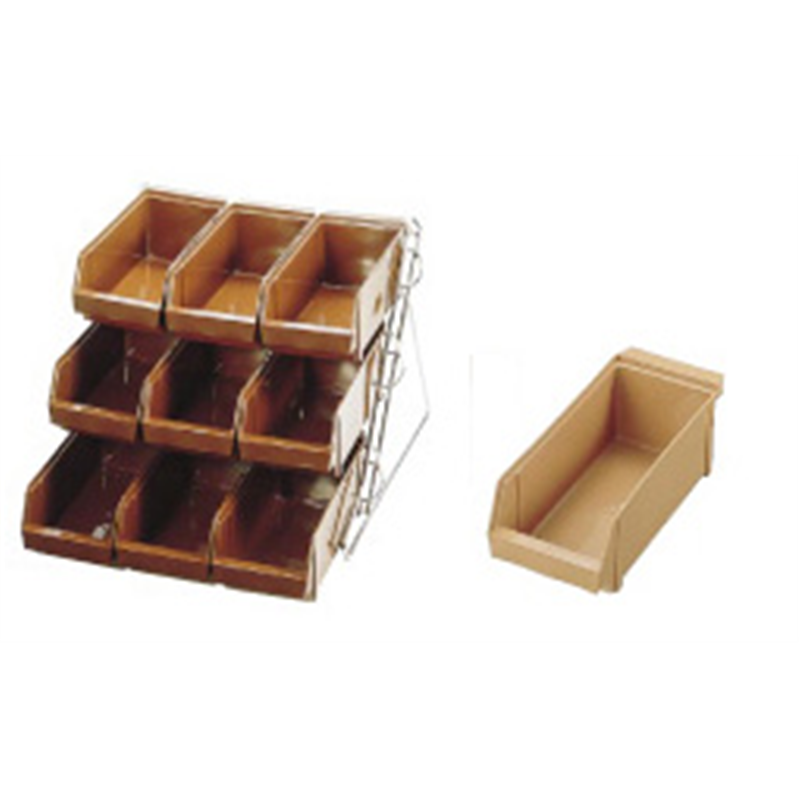 SAスタンダード　オーガナイザー 3段3列（9ヶ入）キャメル 1箱（ご注文単位1箱）【直送品】