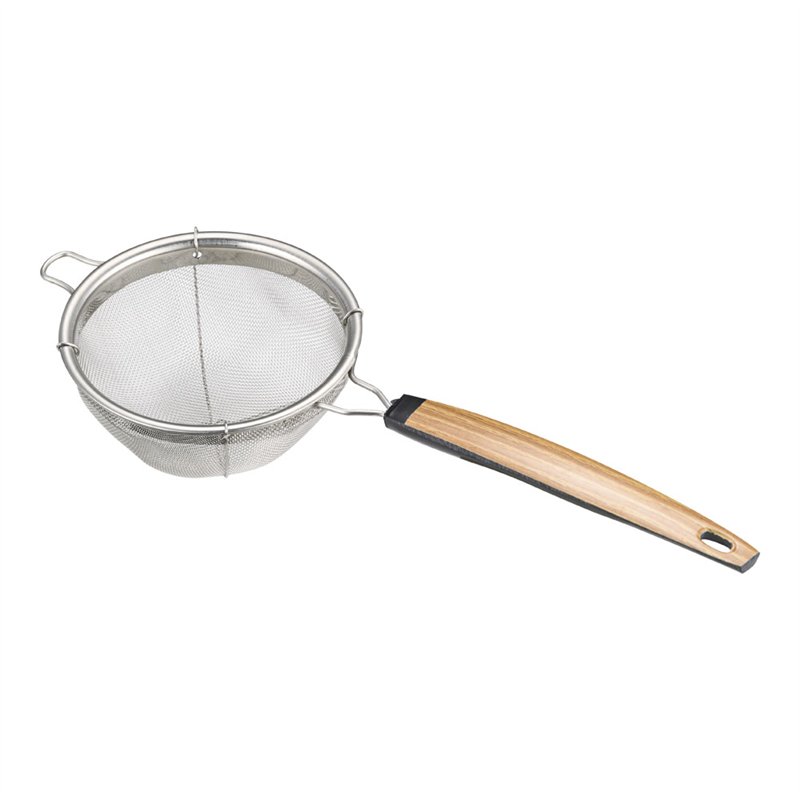 18-8プラ柄木目茶こし（シングル） 中 1袋（ご注文単位1袋）【直送品】