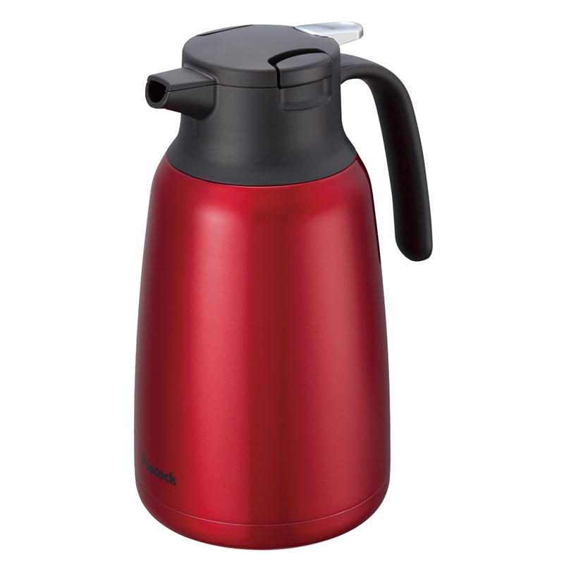 ピーコック　ステンレス卓上ポット AHR150R　レッド 1袋（ご注文単位1袋）【直送品】