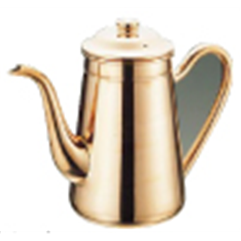 銅　無地コーヒーポット　　　1500cc #13 1箱（ご注文単位1箱）【直送品】