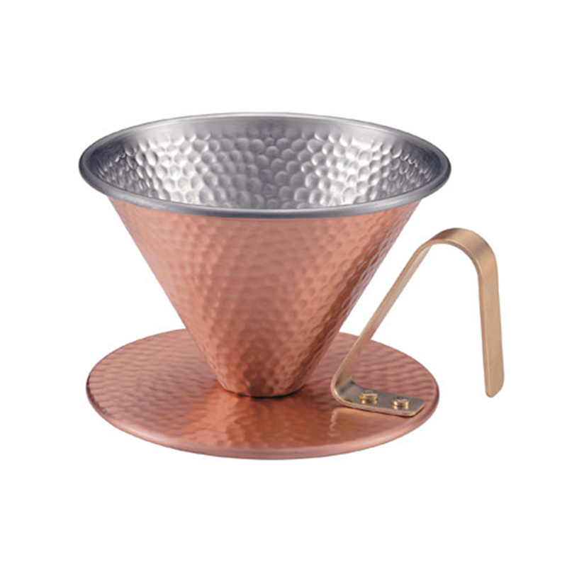 銅 コーヒードリッパー 槌目入 大 4222 1箱(ご注文単位1箱)【直送品】