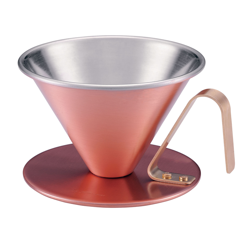 銅 コーヒードリッパー槌目なし 1箱(ご注文単位1箱)【直送品】
