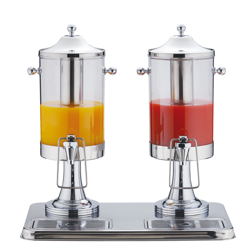 KINGO　ジュースディスペンサー　4L S10502（2連タイプ） 1箱（ご注文単位1箱）【直送品】