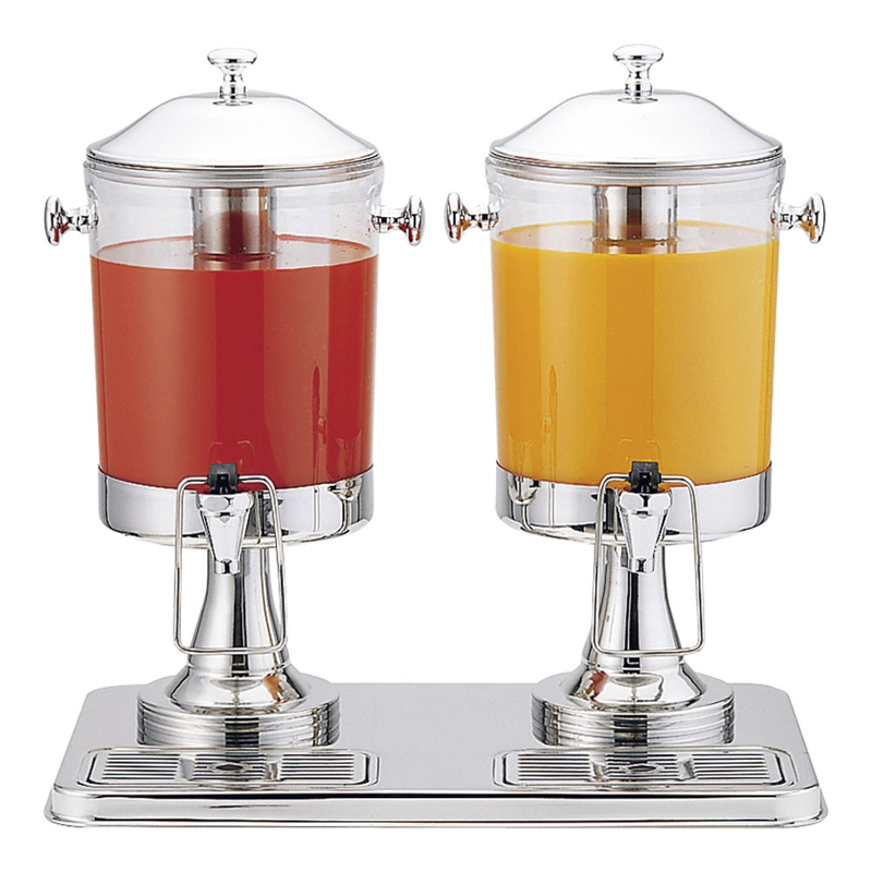 KINGO　ジュースディスペンサー 10402-2　6L2連タイプ 1箱（ご注文単位1箱）【直送品】