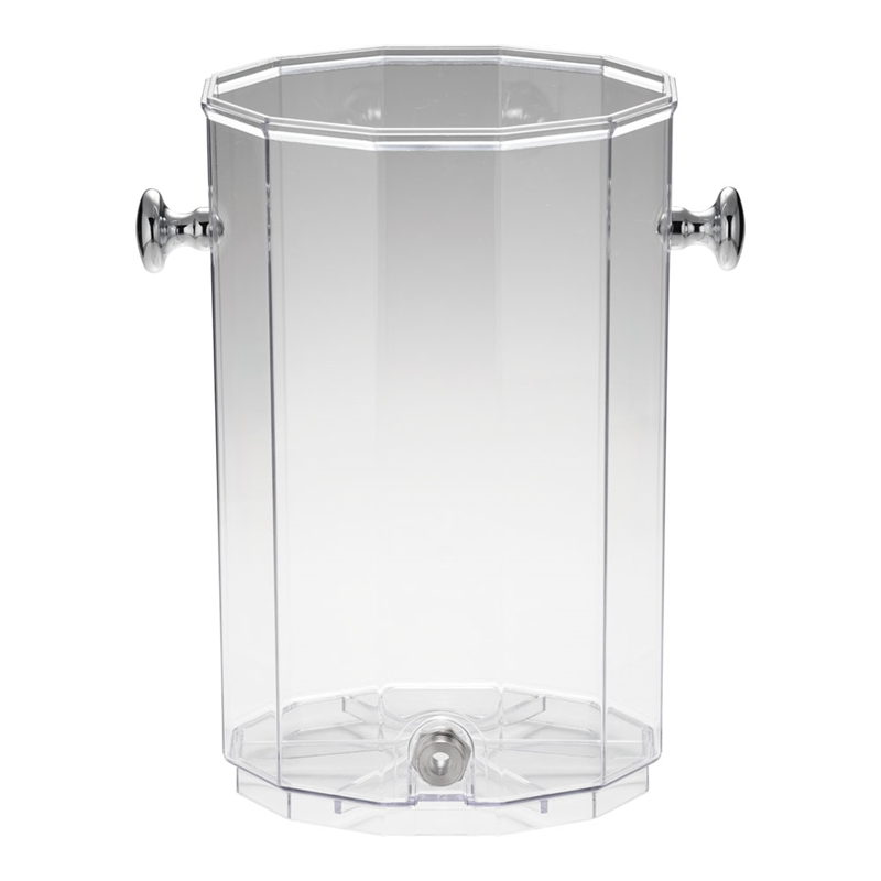 KINGO多角型ジュースディスペンサー 小用コンテナ（ノブ2ヶ付） 1個（ご注文単位1個）【直送品】