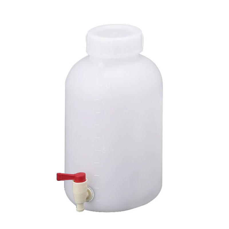 PE広口下口活栓付瓶 2096　10L 1個（ご注文単位1個）【直送品】