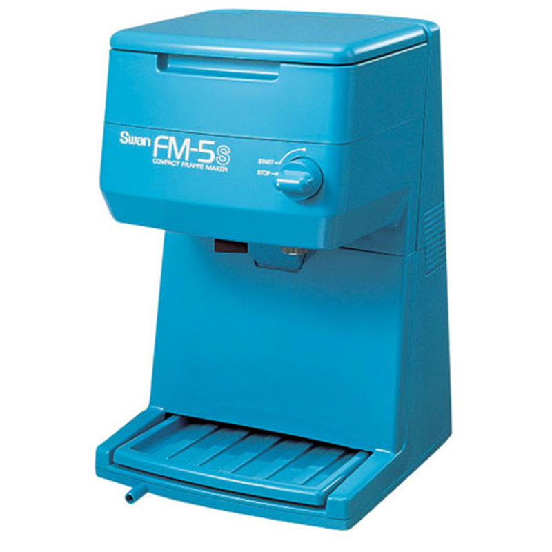 スワン　電動式キューブアイスシェーバー FM-5S　ブルー 1箱（ご注文単位1箱）【直送品】