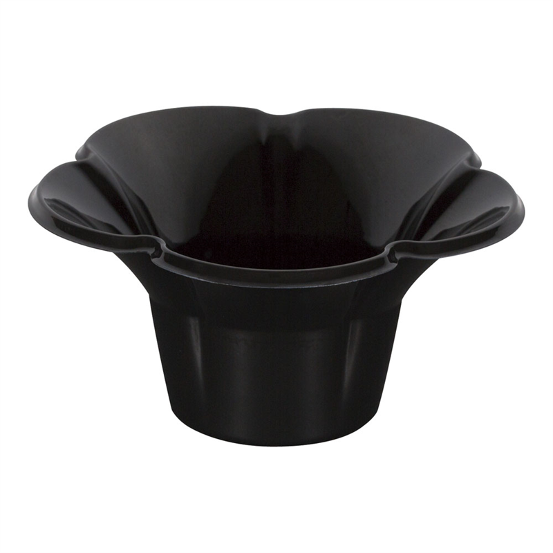 ミニフルールカップ　ネロ　黒（80ヶ入）  1袋（ご注文単位1袋）【直送品】