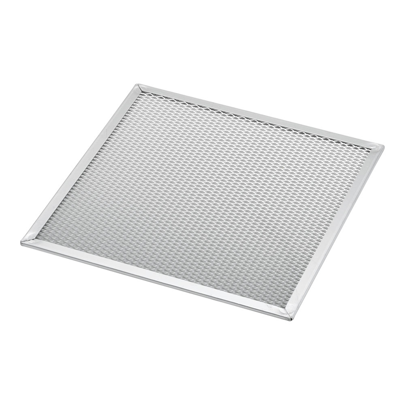 アルミ　ピザ焼網角型 11インチ 1袋（ご注文単位1袋）【直送品】