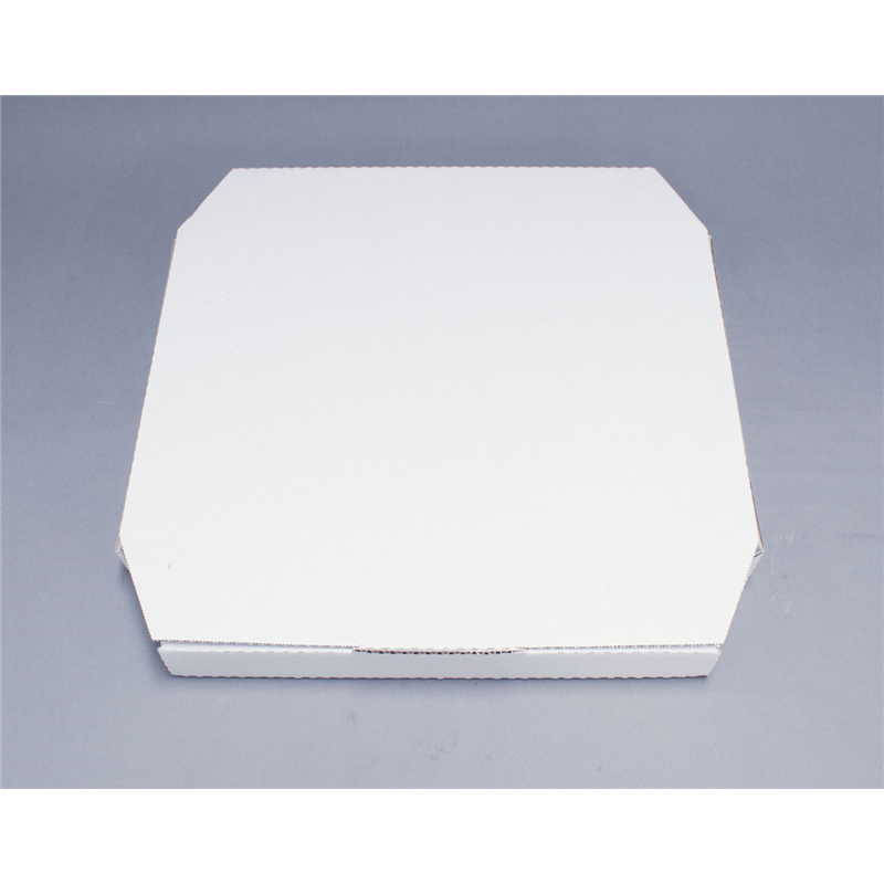 ピザボックス　白（100枚入） 196888　14インチ 1箱（ご注文単位1箱）【直送品】