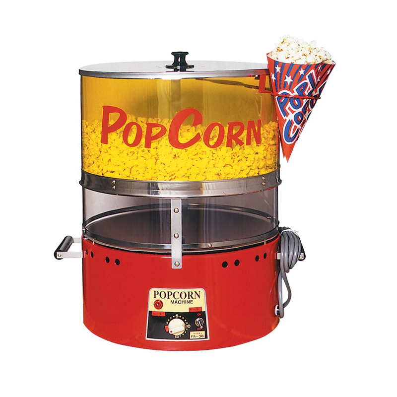 ポップコーンジャンボ PA-36型 1箱(ご注文単位1箱)【直送品】