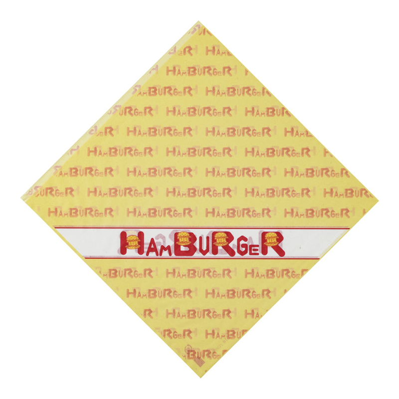 バーガー袋　ハンバーガー №18　（100枚入） 1袋（ご注文単位1袋）【直送品】