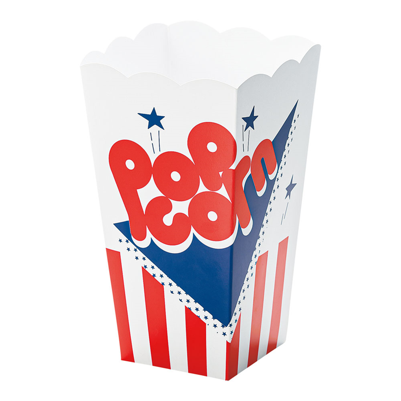 ワンタッチ式ポップコーンカップ (25枚入)02718 1袋(ご注文単位1袋)【直送品】