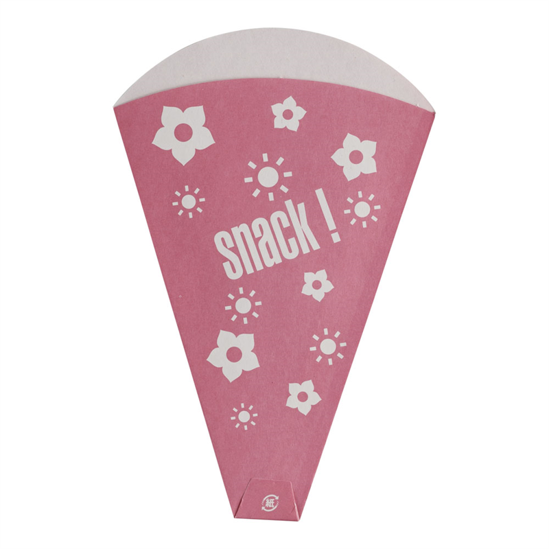 クレープ袋 (100枚入) ピンク 1袋(ご注文単位1袋)【直送品】