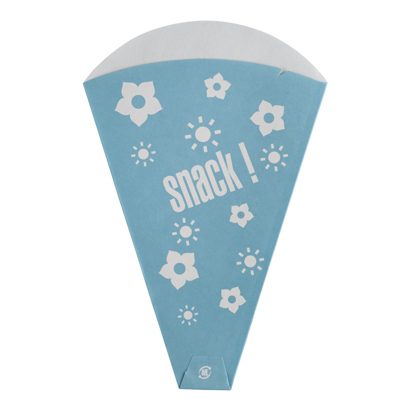 クレープ袋 (100枚入) ブルー 1袋(ご注文単位1袋)【直送品】