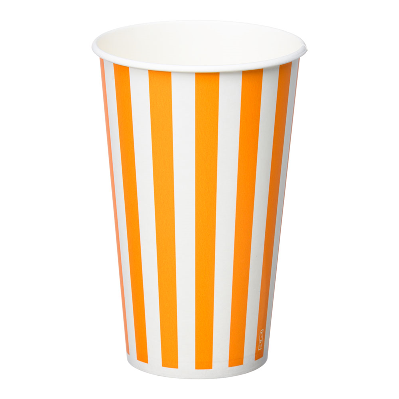 紙コップ(コールド用)SCM-545 ストライプ (500入) 1箱(ご注文単位1箱)【直送品】
