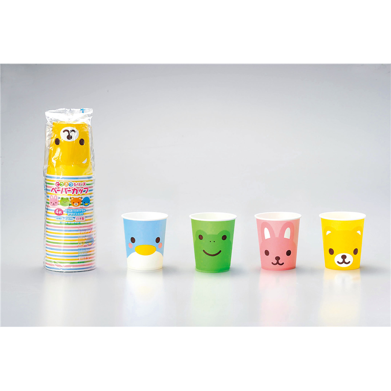 どうぶつペーパーカップ(30個入) 4柄アソート DS-341 1袋(ご注文単位1袋)【直送品】